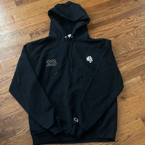 Darc Sport Black Hoodie with Embroidered Accents - Picture 1 of 3